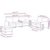 Sofa Sofos komplektas, 3 dalių, tamsiai žalios spalvos, aksomas
