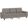 Sofa Sofos komplektas, 3 dalių, taupe spalvos, audinys