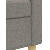 Sofa Sofos komplektas, 3 dalių, taupe spalvos, audinys