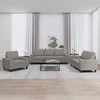 Sofa Sofos komplektas, 3 dalių, taupe spalvos, audinys