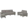 Sofa Sofos komplektas, 3 dalių, taupe spalvos, audinys