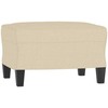 Sofa Sofos komplektas, 4 dalių, kreminės spalvos, audinys