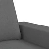Sofa Sofos komplektas, 4 dalių, tamsiai pilkos spalvos, audinys