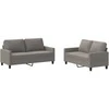 Sofa Sofos komplektas su pagalvėlėmis, 2 dalių, taupe, audinys