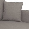 Sofa Sofos komplektas su pagalvėlėmis, 2 dalių, taupe, audinys