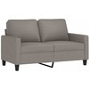 Sofa Sofos komplektas su pagalvėlėmis, 2 dalių, taupe, audinys