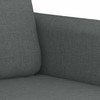 Sofa Sofos komplektas su pagalvėlėmis, 2 dalių, pilkas, audinys