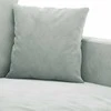 Sofa Sofos komplektas su pagalvėlėmis, 2 dalių, pilkas, aksomas