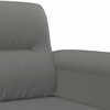 Sofa Sofos komplektas su pagalvėlėmis, 2 dalių, pilkas, audinys