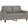 Sofa Sofos komplektas su pagalvėlėmis, 2 dalių, taupe, audinys