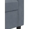 Sofa Sofos komplektas su pagalvėlėmis, 2 dalių, pilkas, aksomas