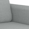 Sofa Sofos komplektas su pagalvėlėmis, 2 dalių, pilkas, audinys