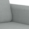 Sofa Sofos komplektas su pagalvėlėmis, 2 dalių, pilkas, audinys