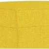 Sofa Sofos komplektas su pagalvėlėmis, 3 dalių, geltonas, audinys