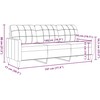 Sofa Sofos komplektas su pagalvėlėmis, 3 dalių, rožinis, aksomas