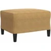 Sofa Sofos komplektas su pagalvėlėmis, 3 dalių, rudas, aksomas