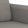 Sofa Sofos komplektas su pagalvėlėmis, 3 dalių, taupe, audinys