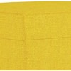 Sofa Sofos komplektas su pagalvėlėmis, 3 dalių, geltonas, audinys