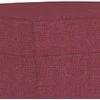 Sofa Sofos komplektas su pagalvėlėmis, 3 dalių, vyno, audinys