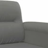 Sofa Sofos komplektas su pagalvėlėmis, 3 dalių, pilkas, audinys