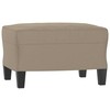 Sofa Sofos komplektas su pagalvėlėmis, 3 dalių, taupe, audinys