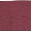 Sofa Sofos komplektas su pagalvėlėmis, 3 dalių, vyno, audinys