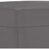 Sofa Sofos komplektas su pagalvėlėmis, 3 dalių, pilkas, dirbtinė oda