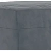 Sofa Sofos komplektas su pagalvėlėmis, 3 dalių, pilkas, aksomas