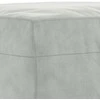 Sofa Sofos komplektas su pagalvėlėmis, 3 dalių, pilkas, aksomas