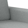 Sofa Sofos komplektas su pagalvėlėmis, 3 dalių, pilkas, audinys