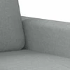 Sofa Sofos komplektas su pagalvėlėmis, 3 dalių, pilkas, audinys