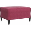 Sofa Sofos komplektas su pagalvėlėmis, 3 dalių, vyno, aksomas