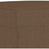 Sofa Sofos komplektas su pagalvėlėmis, 3 dalių, rudas, audinys