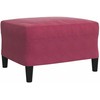 Sofa Sofos komplektas su pagalvėlėmis, 3 dalių, vyno, aksomas