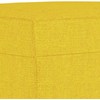 Sofa Sofos komplektas su pagalvėlėmis, 3 dalių, geltonas, audinys
