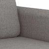 Sofa Sofos komplektas su pagalvėlėmis, 3 dalių, taupe, audinys