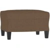 Sofa Sofos komplektas su pagalvėlėmis, 3 dalių, rudas, audinys