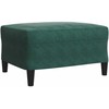 Sofa Sofos komplektas su pagalvėlėmis, 3 dalių, žalias, aksomas
