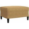 Sofa Sofos komplektas su pagalvėlėmis, 3 dalių, rudas, aksomas