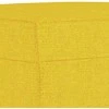 Sofa Sofos komplektas su pagalvėlėmis, 3 dalių, geltonas, audinys