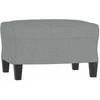 Sofa Sofos komplektas su pagalvėlėmis, 3 dalių, pilkas, audinys