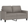 Sofa Sofos komplektas su pagalvėlėmis, 3 dalių, taupe, audinys