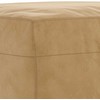 Sofa Sofos komplektas su pagalvėlėmis, 3 dalių, rudas, aksomas