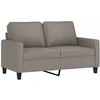 Sofa Sofos komplektas su pagalvėlėmis, 3 dalių, taupe, audinys
