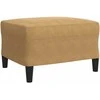 Sofa Sofos komplektas su pagalvėlėmis, 3 dalių, rudas, aksomas