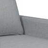Sofa Sofos komplektas su pagalvėlėmis, 4 dalių, pilkas, audinys