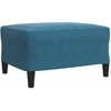 Sofa Sofos komplektas su pagalvėlėmis, 4 dalių, mėlynas, aksomas
