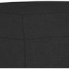 Sofa Sofos komplektas su pagalvėlėmis, 4 dalių, juodas, audinys