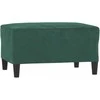 Sofa Sofos komplektas su pagalvėlėmis, 4 dalių, žalias, aksomas