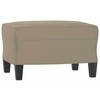 Sofa Sofos komplektas su pagalvėlėmis, 4 dalių, taupe, audinys